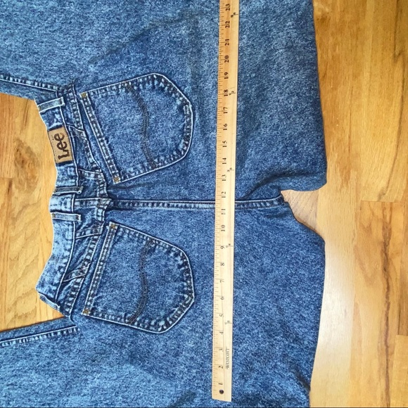 ❌SOLD❌VTG Lee Acid Wash Jeans Size 14 - Picture 8 of 9